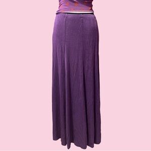 Purple Y2K 00s maxi skirt!
